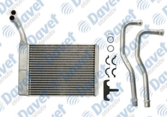 KALE 352865 Kalorifer Radyatoru Peugeot 407-Citroen C5 Ii 1.6/2.0/2.2hdi 2.0 16v 04> (Borulu-Aparatli) [Brazing] [209x163x32]